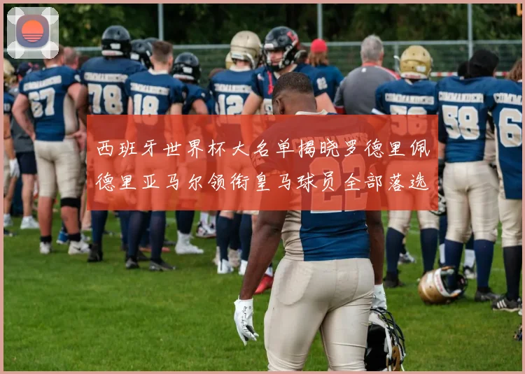 西班牙世界杯大名单揭晓罗德里佩德里亚马尔领衔皇马球员全部落选